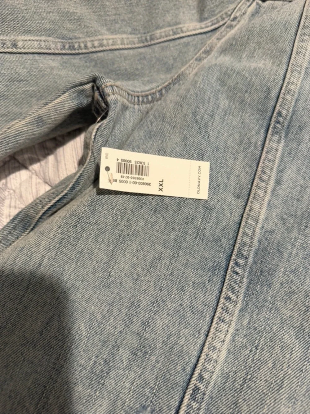 Old Navy Light Wash Distressed Denim Jacket